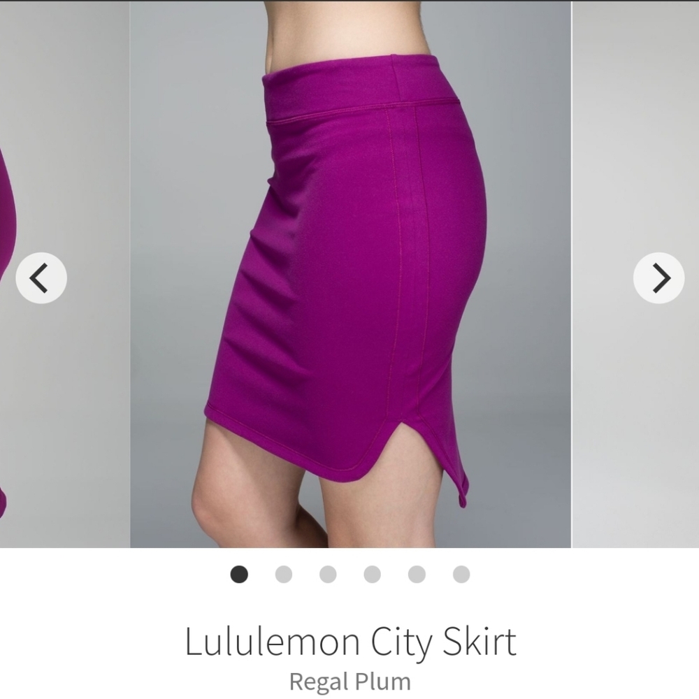 SOLD Lululemon City Skirt Regal Plum